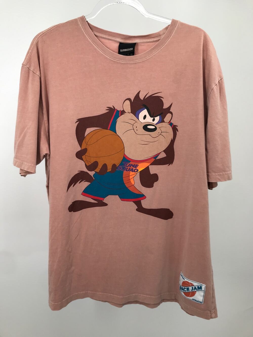 DUMBGOOD Space Jam Tune Squad Taz Short Sleeve T-Shirt Size L